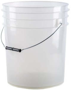 Grit Shield Transparent Bucket - wiadro detailingowe, przezroczyste 20L