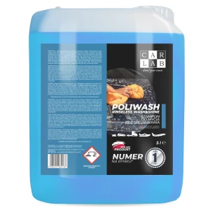 CARLAB Poliwash Blue - polimerowy szampon samochodowy do mycia bez spłukiwania rinseless 5L