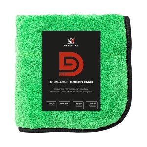MA Professional Detailing X-PLUSH GREEN 840GSM - puszysta mikrofibra do wosku i pielęgnacji wnętrza 40x40cm