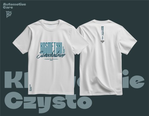 Automotive Care T-Shirt Classic Version White - wysokiej jakości koszulka rozmiar L - Sklep detailingowy Automotive Care