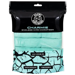 Blend Brothers CHARMIE 5-Pack Endless Wipe Microfiber 420GSM Turquoise - zestaw uniwersalnych mikrofibr 5szt.