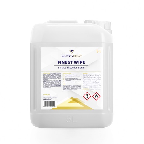 Ultracoat Finest Wipe - produkt do odtłuszczania lakieru przed powłoką lub woskiem 5L - Sklep detailingowy Automotive Care