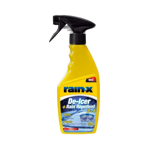 Rain-X De-Icer + Rain Repellent - odmrażacz z niewidzialną wycieraczką 500ml - Sklep detailingowy Automotive Care