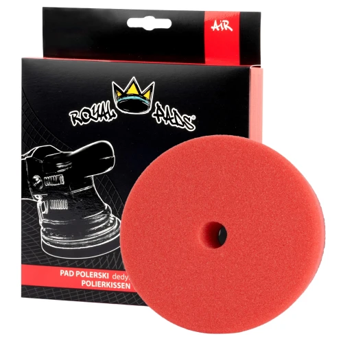 Royal Pads Air Soft Pad – miękki pad polerski do maszyn DA, czerwony 130/145mm - Sklep detailingowy Automotive Care