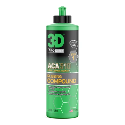 3D ACA 510 Rubbing Compound - najwyższej jakości ścierna pasta polerska 237ml - Sklep detailingowy Automotive Care