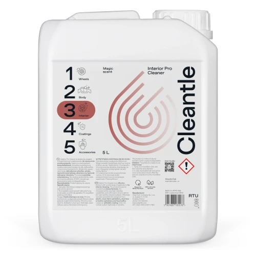 Cleantle Interior Pro Cleaner - preparat do czyszczenia wnętrza pojazdu 5L - Sklep detailingowy Automotive Care