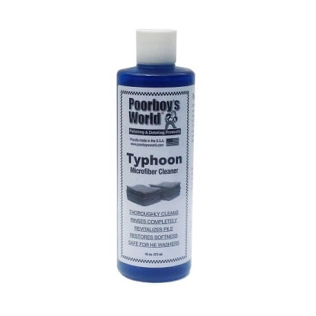Poorboy’s World Typhoon Microfiber Cleaner - płyn do prania mikrofibr 473ml - Sklep detailingowy Automotive Care