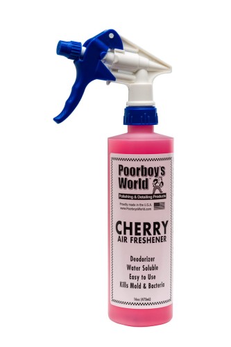 Poorboy's World Cherry - Wiśnia - skuteczny neutralizator i odświeżacz powietrza 473ml - Sklep detailingowy Automotive Care