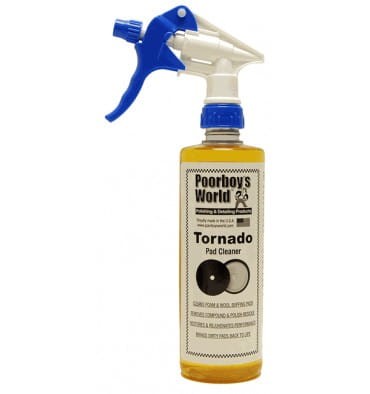 Poorboy's World Tornado Pad Cleaner - preparat do czyszczenia padów polerskich 473ml - Sklep detailingowy Automotive Care