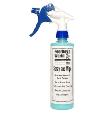 Poorboy's World Spray & Wipe Waterless Wash - quick detailer 473ml - Sklep detailingowy Automotive Care