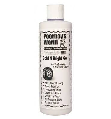 Poorboy's World Bold N Bright Gel - dressing do opon 473ml - Sklep detailingowy Automotive Care
