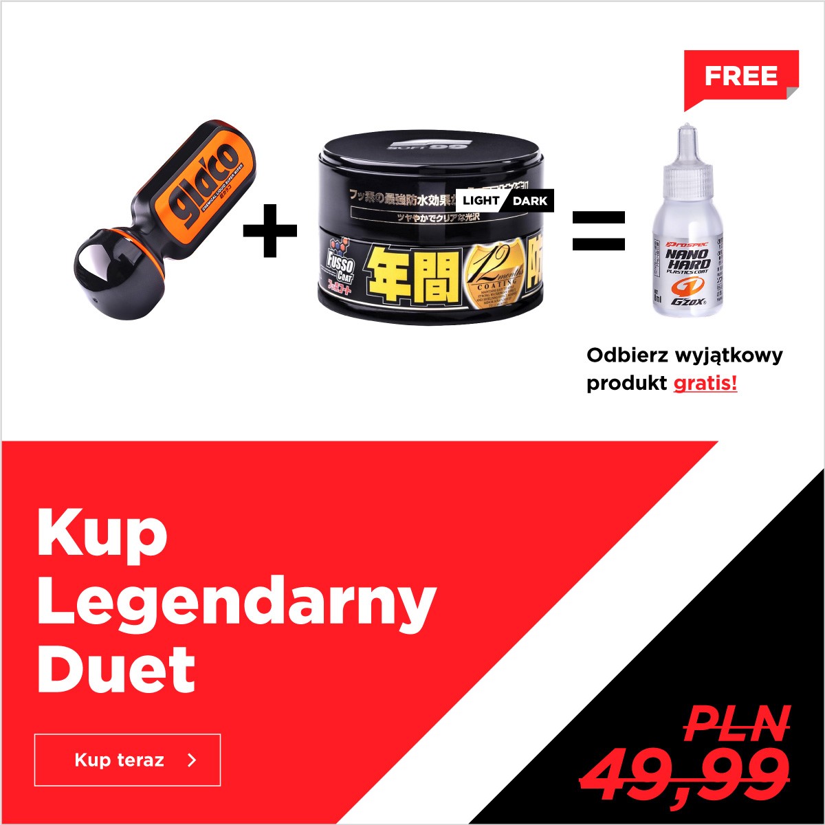 Promocja SOFT99 - produkt za 49zł GRATIS!